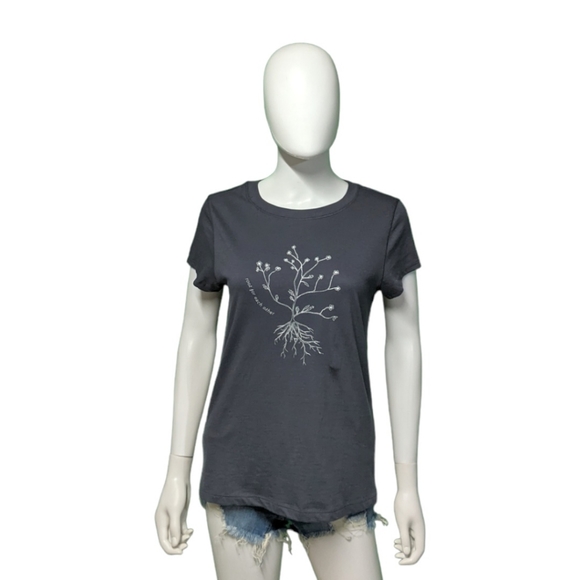 Universal Thread Charcoal Graphic Crew Neck T-Shirt M - Picture 6 of 11